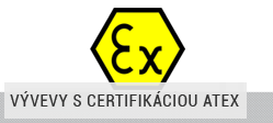 Vývevy s certifikáciou ATEX 